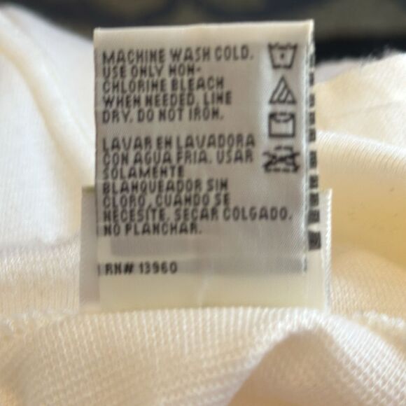 Vintage White Stag arctic white acrylic/spandex turtleneck dickie layer top - Picture 7 of 7